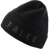 Falke Unisex Basic Jacquard Logo sneldrogend warm wol muts unisex black - maat 3000
