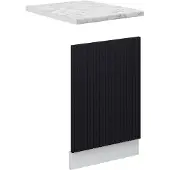 Vicco Frontpaneel Fame-Line Zwart gestreept 45 cm , WB Marmer, Model 50949