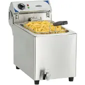 Casselin 10L 2800W elektrische friteuse met aftapkraan - - cfev10