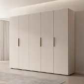 Meubella - Kledingkast Marquesa - Beige - 250 cm