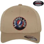 Grateful Dead Cap Patch Flexfit Cap WMX-92-GD9901-CB14 Khaki-L/XL