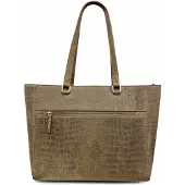 Mosz dames Laptoptas - Viona- Taupe Croco