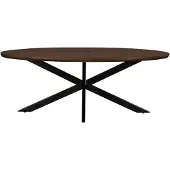 LivingFurn Jesper Oval Brown 240 cm-31034