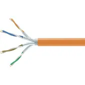 Equip installatiekabel Cat7 S/FTP, 305.00 meter, oranje, met LSZH-isolatie