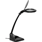 MAUL Iris led loeplamp met voet dimbaar zwart
