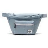 Herschel gordeltas Pop Quiz Hip Pack Ashley Blue Crosshatch Lichtblauw