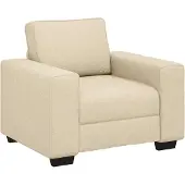 vidaXL Sofastoel Crème 100x77x82 cm Stof