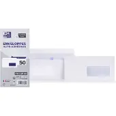 Oxford Enveloppen, DL, 110 x 220 mm, 80 g, zelfklevend.