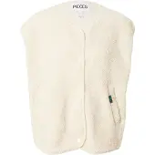 Pieces Bodywarmer 'PCKATTY' crème