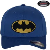 Batman Logo Premium Flexfit Cap Blue-S/M