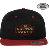 Yellowstone Dutton Ranch Premium Snapback Cap Black-Red