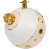 Clayre & Eef Kerstboom Standaard 40x38x38 cm Wit Keramisch materiaal