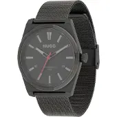HUGO Analoog horloge 'Ark' zwart