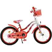 Volare Lovely Kinderfiets - Meisjes - 18 inch - Rood Wit