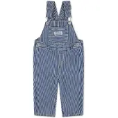 Levi's Tuinbroek - Spoorweg Stripe - Yucatan - - 12 mnd - Tuinbroeken