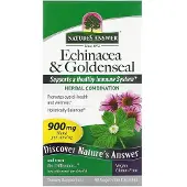 Natures Answer - Echinacea &amp; Guldenroede capsules - 90 vegetarische capsules