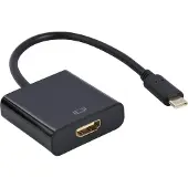 Gembird USB type-C naar HDMI adapter, 4K@30Hz, 15 cm, zwart