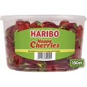 Haribo Happy Cherries - snoep in kersensmaak - 150 stuks silo