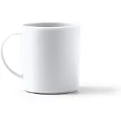 Roly 20 stuks witte herbruikbare PP mok 300 ml model Lino