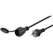 Goobay CEE 7/7 - CEE 7/3 outdoor stroom verlengkabel | IP44 | 3x 1,50mm | 10 meter