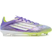 Adidas Voetbalschoen 'F50 Pro' lichtgroen / donkerlila / offwhite