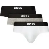 BOSS Slip grijs gemêleerd / zwart / wit
