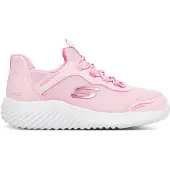 SKECHERS Slip-ins Bounder meisjes sneakers roze maat 28