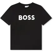BOSS Shirt zwart / wit