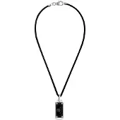 Philipp Plein Ketting zwart / zilver