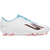 SKECHERS SKX_2 Academy Gras Voetbalschoenen (FG) Wit Blauw Oranje