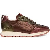Hispanitas Dames Leren sneakers Kansas Bolmet veelkleurig (38), Leer, Plat, 1 tot 3 cm, Veters, Casual CHI254312