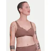 Sloggi Wireless bh Romance | Maat: 80B | Kleur: Bruin