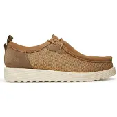 Clarks Heren Premium Ftr2lo Wallabee Schoenen Dark Sand Combi