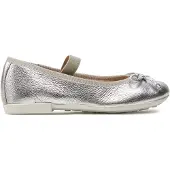 Geox PLIE MEISJES Ballerina's - ZILVER - Maat 24