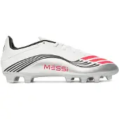 Adidas Voetbalschoen 'F50 Messi Club Firm/Multi-Ground' grijs / donkerroze / wit