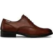 Pikolinos Heren Bruine leren Bristol schoenen (41), Leer, 1 tot 3 cm, Veters, Klassiek M7J-4187