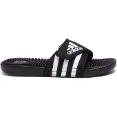 Adidas Muiltjes 'Adissage' zwart / wit