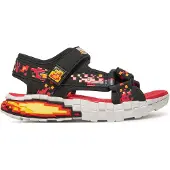 SKECHERS Open schoenen 'MEGA SPLASH' geel / oranje / rood / zwart