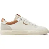Pepe Jeans Sneakers laag 'KENTON COURT' lichtbruin / grijs / wit