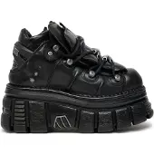 New rock Sneakers laag 'M-106-S29' zwart