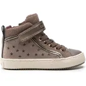 Geox meisjes sneakers, model Kalispera Girl, kleur rookgrijs, maat 24 EU
