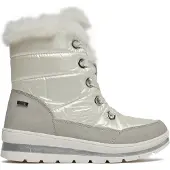 Caprice Snowboots rookgrijs / wit