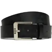 BOSS Riem 'Jemio_Sz40' zwart / zilver