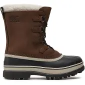 Sorel Laarzen 'Caribou' bruin / zwart / wit
