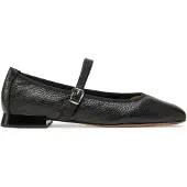 Caprice Ballerina met riempjes zwart