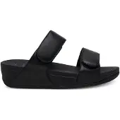Original Brands FitFlop Lulu Adjustable Leather Slides ZWART 36