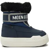 Moon Boot Snowboots 'PARK STRAP' navy / nachtblauw / zilver / wit