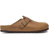 Birkenstock Muiltjes 'Boston Leoi' cognac