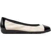 Caprice Ballerina beige / zwart