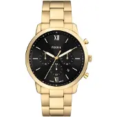 Fossil Analoog horloge 'NEUTRA' goud / zwart